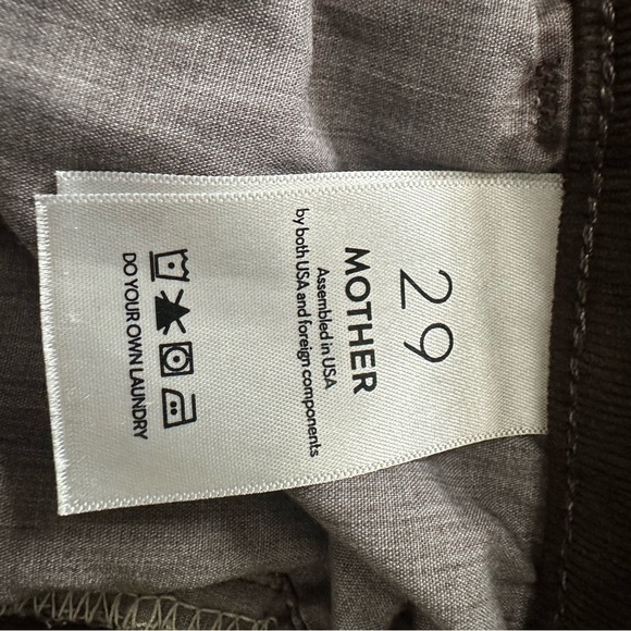 Mother The Hustler Ankle Fray Dark BrownCorduroy Jeans - Picture 6 of 6